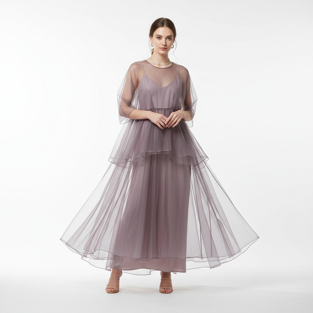 Lyra Sheer Layer Dress