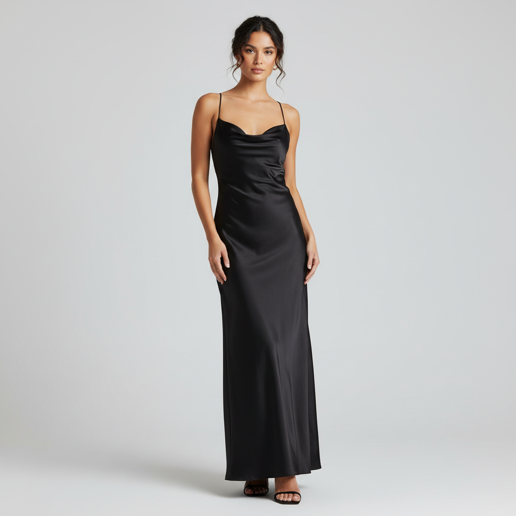 Selene Liquid Maxi Dress